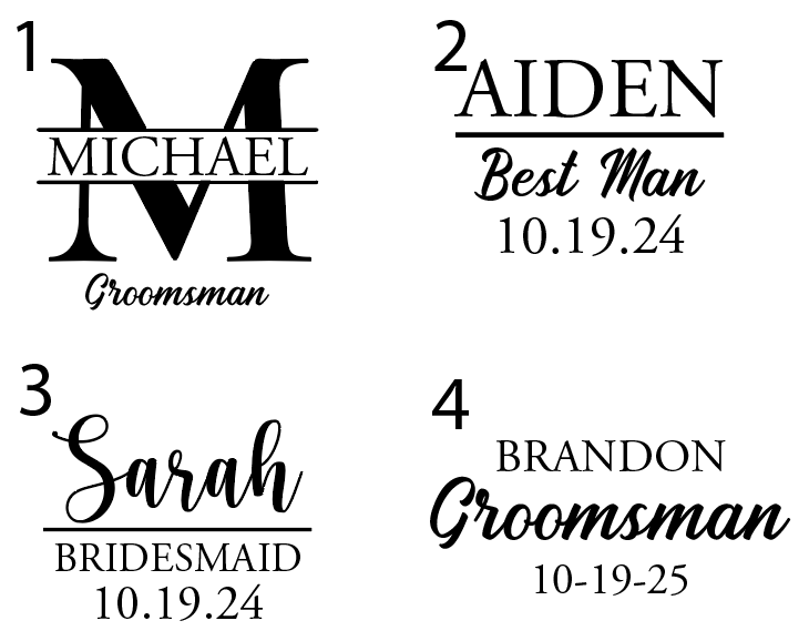 Personalized Flask Powder Coated