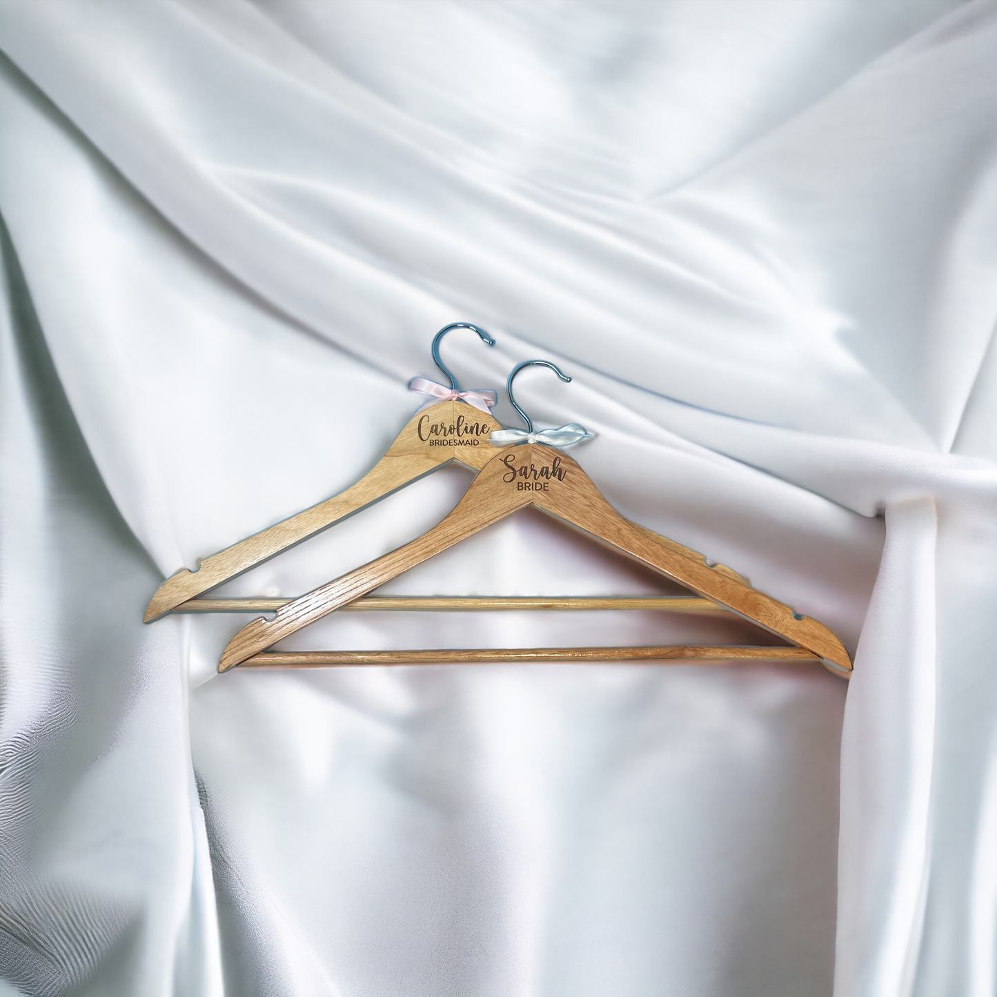 Engraved Hangers for Brides and Bridesmaids Maid of Honor or Mother of the Bride