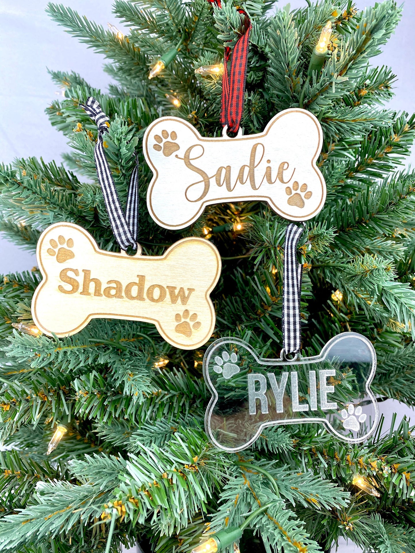 Dog Bone Personalized Ornament | 2023 Ornaments | Bone Ornament | Dog Ornament | Puppy Ornament