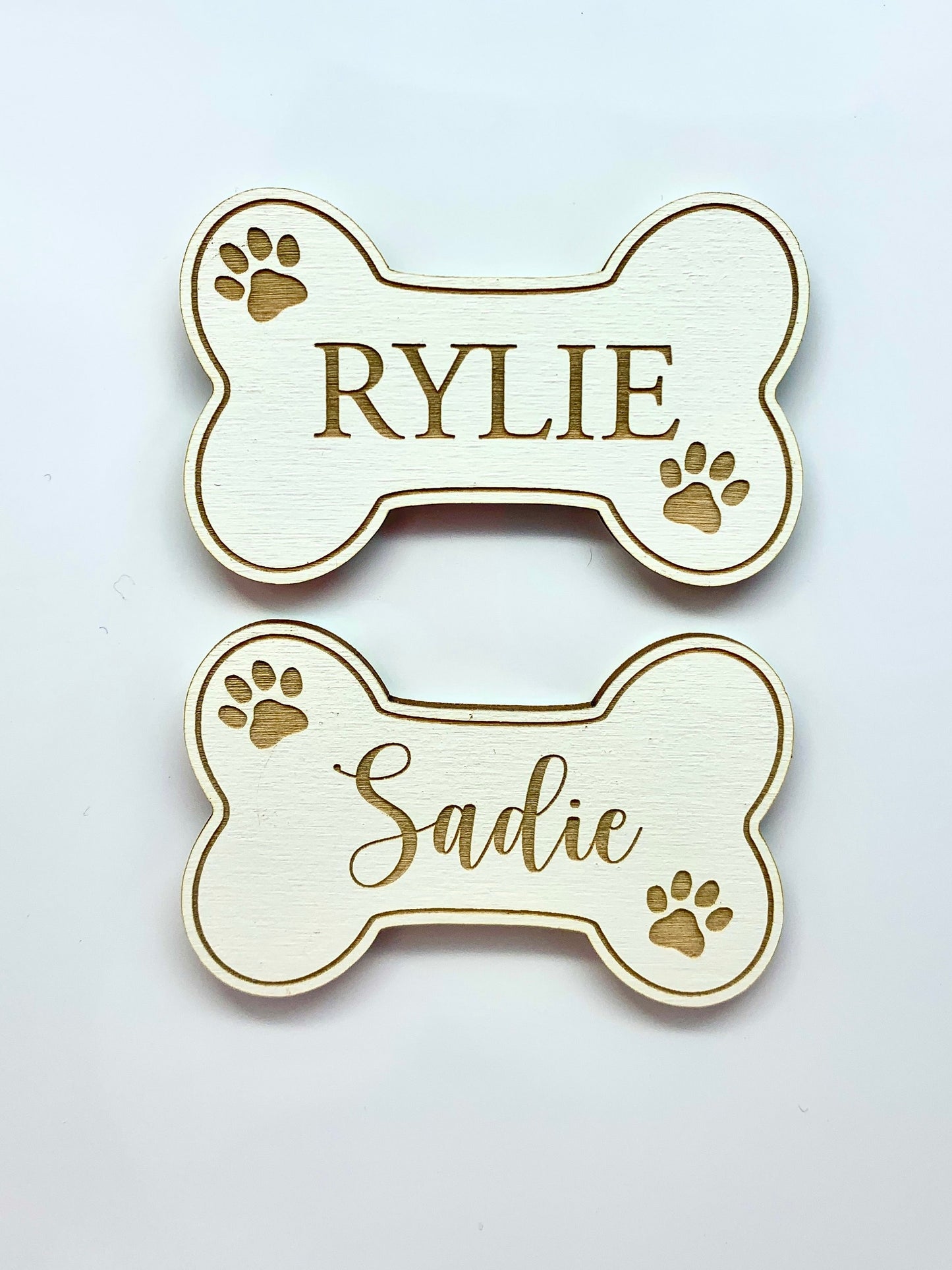 Dog Magnet | Custom Pet Name Magnet | Dog Bone Shape | Gift for Animal Lovers | Fur Babies
