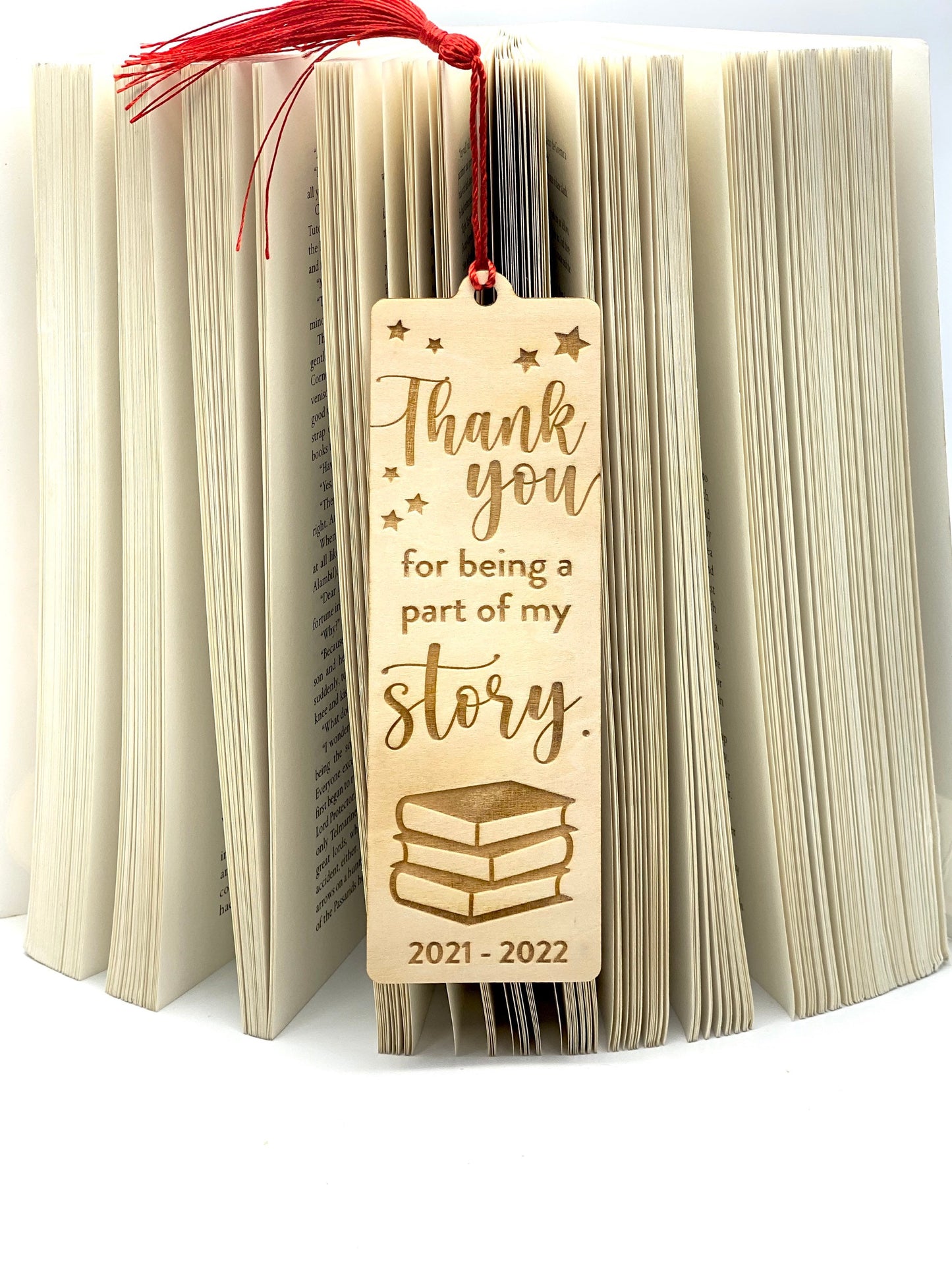 Teacher Gift Bookmark | Teacher Appreciation | Thank you for Being a Part of My Story | 2023 2024 School Year | Teacher Gifts