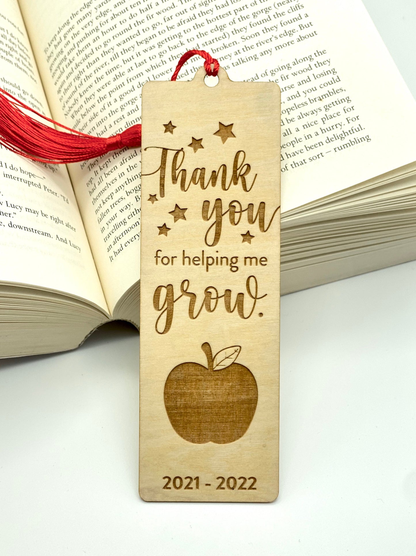 Teacher Gift Bookmark | Teacher Appreciation | Thank you for Helping Me Grow | Teacher Gifts