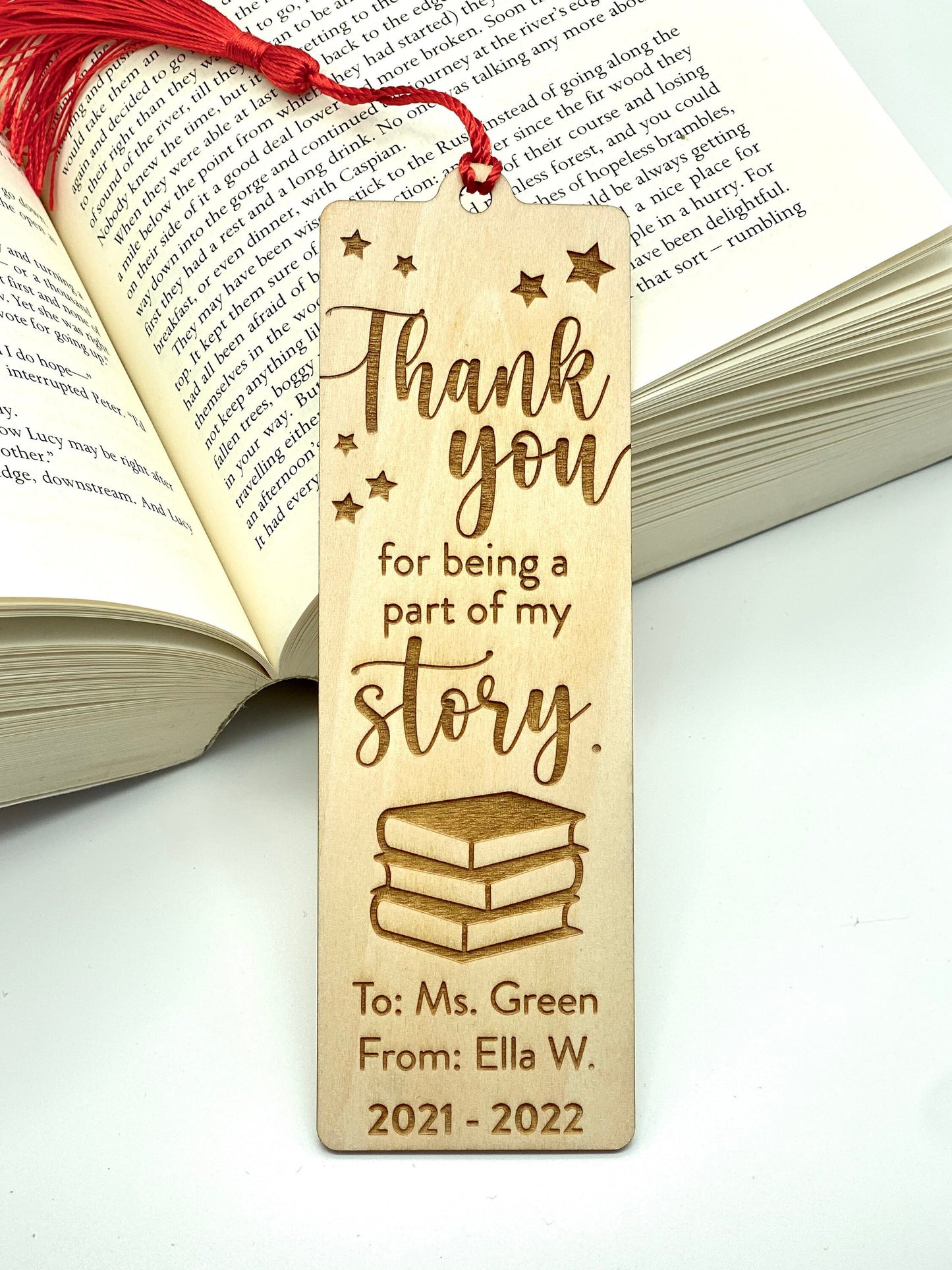 Teacher Gift Bookmark | Teacher Appreciation | Thank you for Being a Part of My Story | 2023 2024 School Year | Teacher Gifts