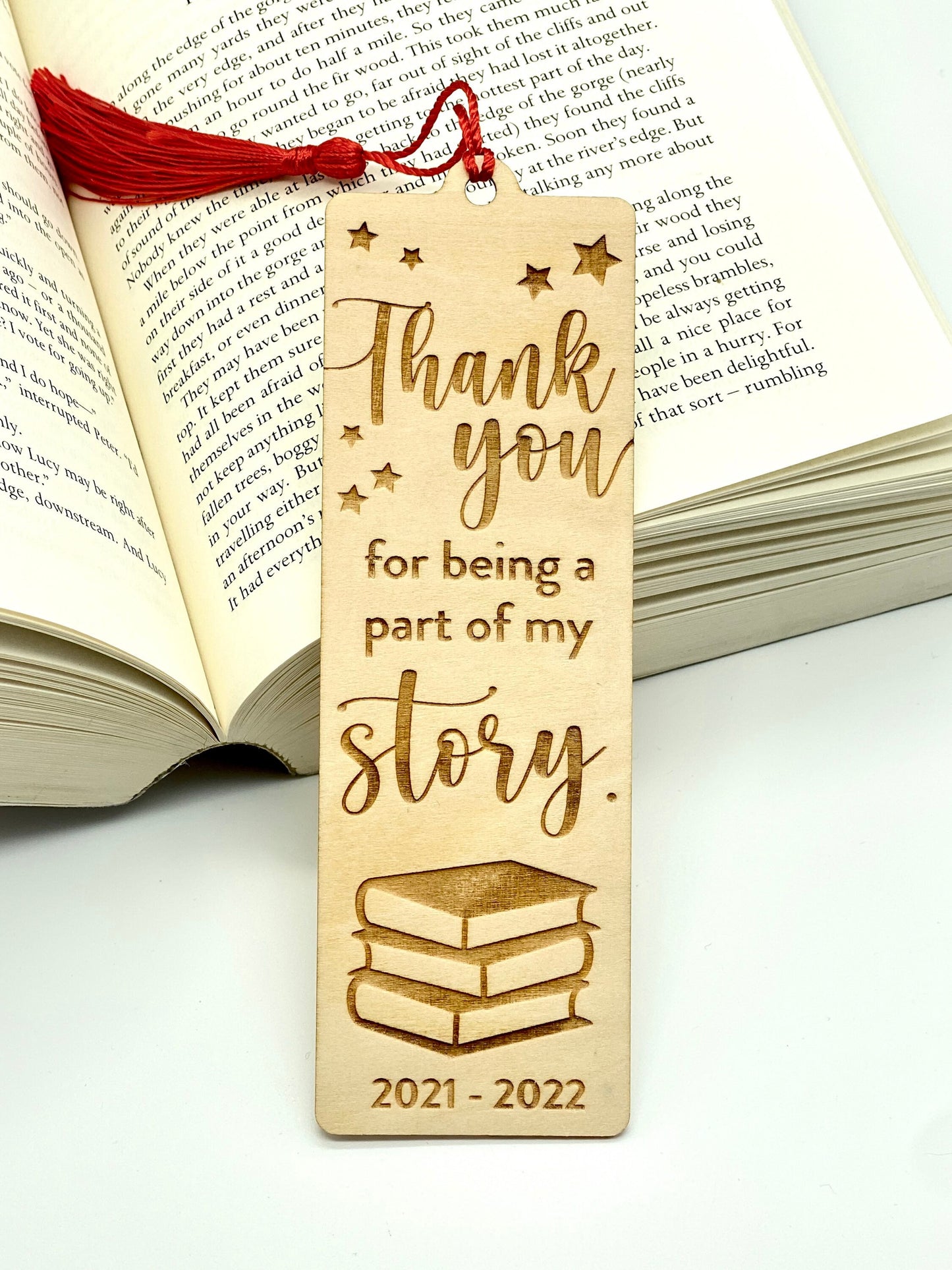 Teacher Gift Bookmark | Teacher Appreciation | Thank you for Being a Part of My Story | 2023 2024 School Year | Teacher Gifts