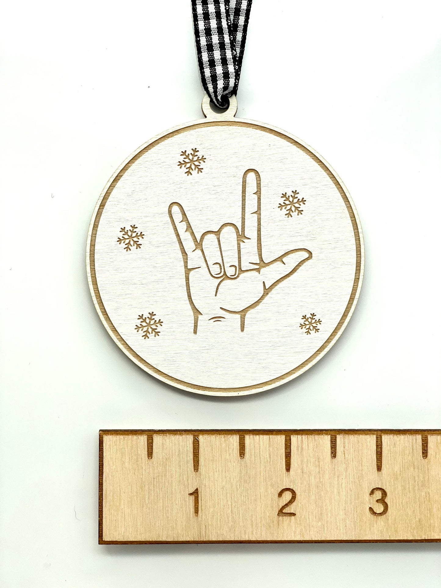 ASL I Love You Ornament | Sign Language Ornament | ASL Ornament | 2023 Ornament