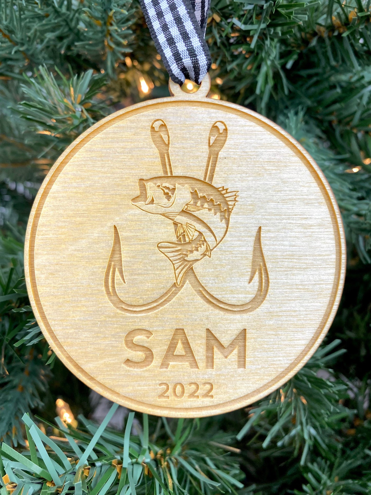 Sports Ornament | Fishing Hook Ornament