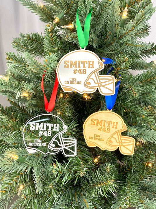 Sports Ornament | Football Helmet Ornament