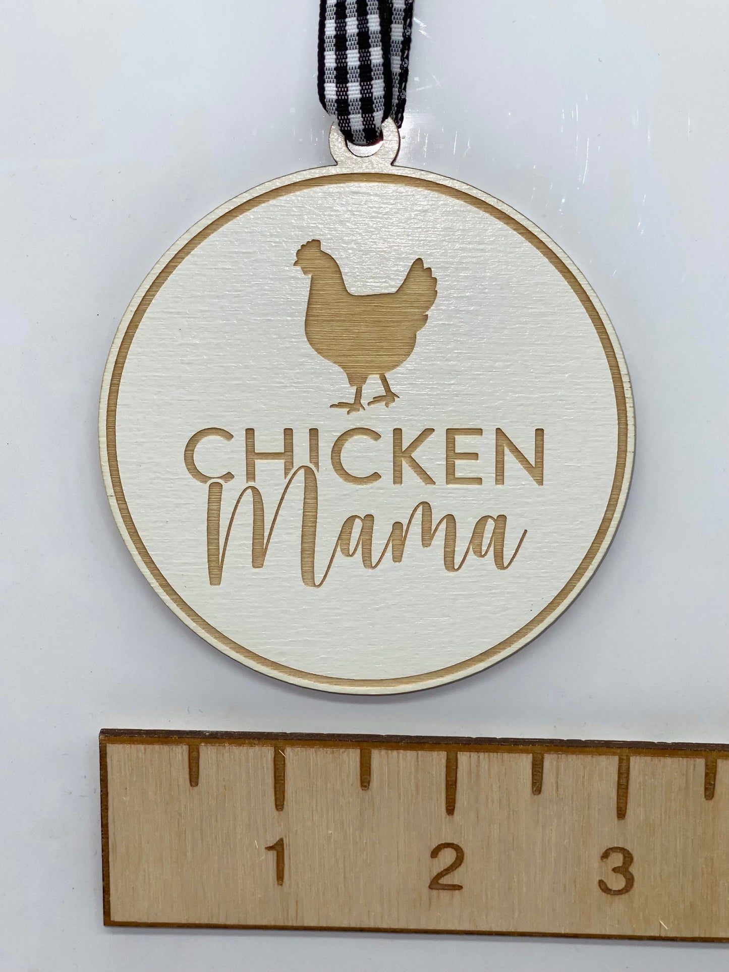 Chicken Mama Ornament | Chicken Ornament | Chicken Coop Ornament | 2024 Ornament | Farm Ornament