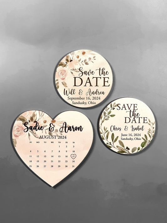 Save the Date Wedding Magnets | Wedding Invite Magnets