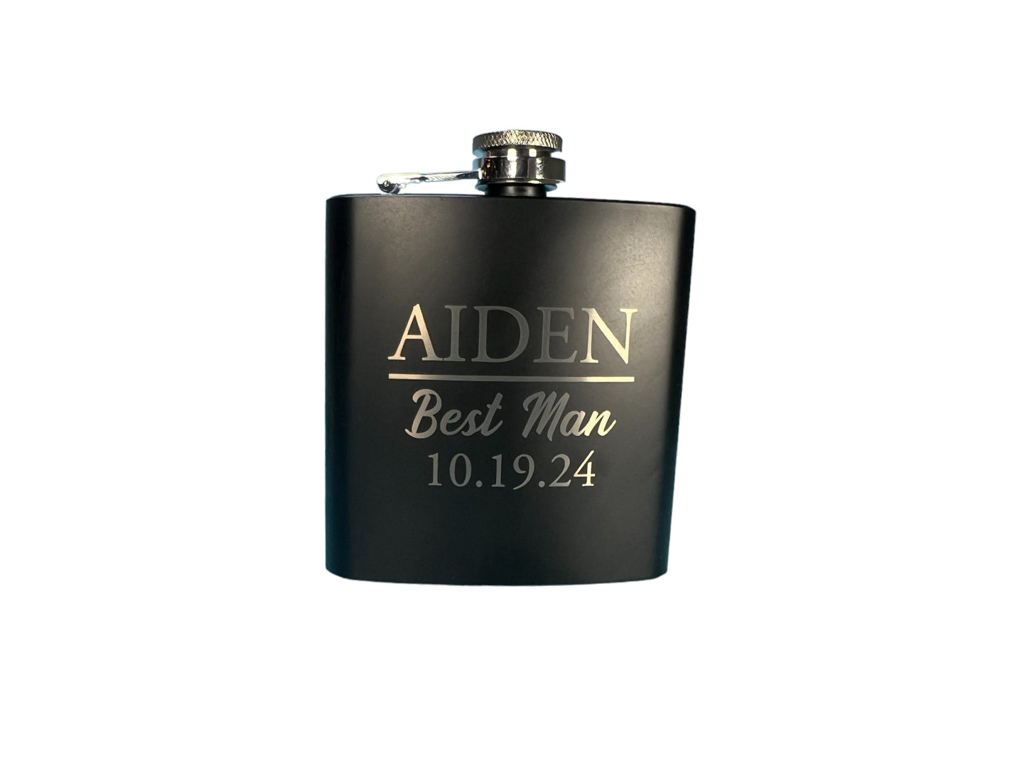 Personalized Flask Powder Coated