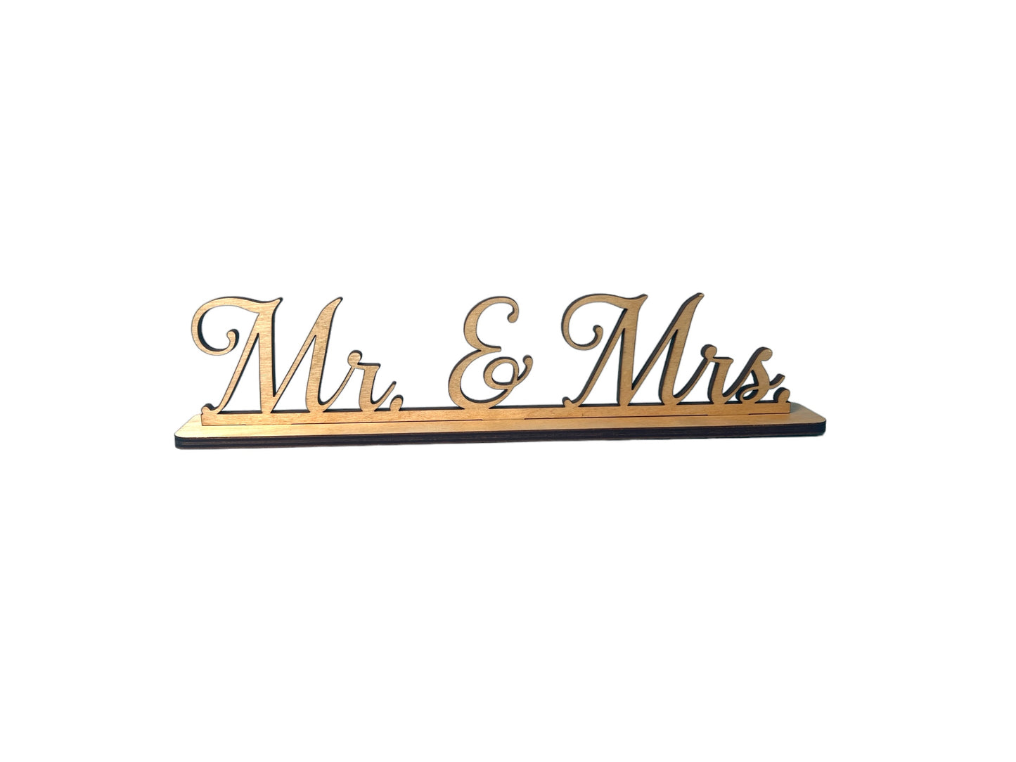 Mr. & Mrs. Sign for Wedding Reception or Bridal Shower