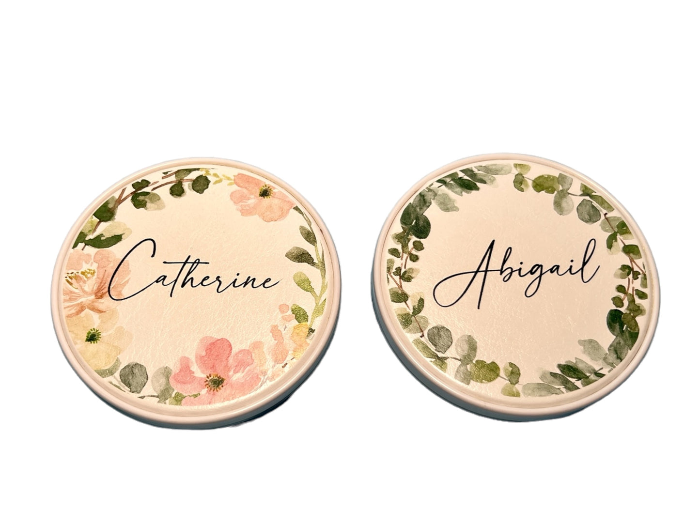 Custom Printed Pocket Mirror Compact | Bridesmaid or Flower Girl Gift