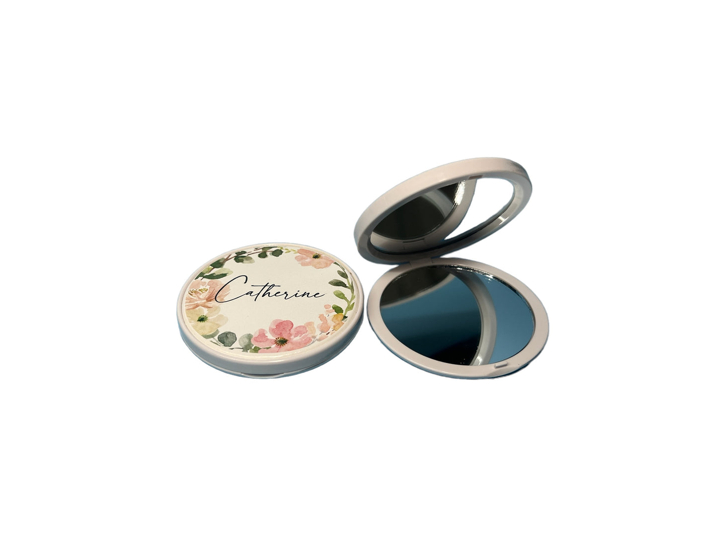 Custom Printed Pocket Mirror Compact | Bridesmaid or Flower Girl Gift