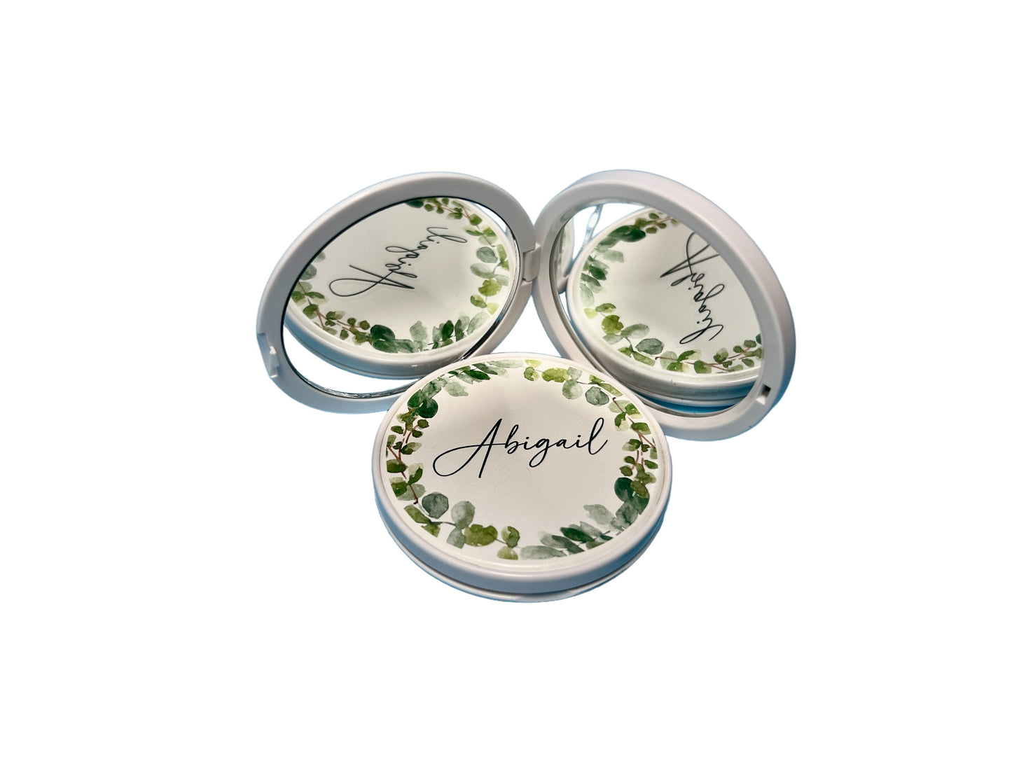 Custom Printed Pocket Mirror Compact | Bridesmaid or Flower Girl Gift