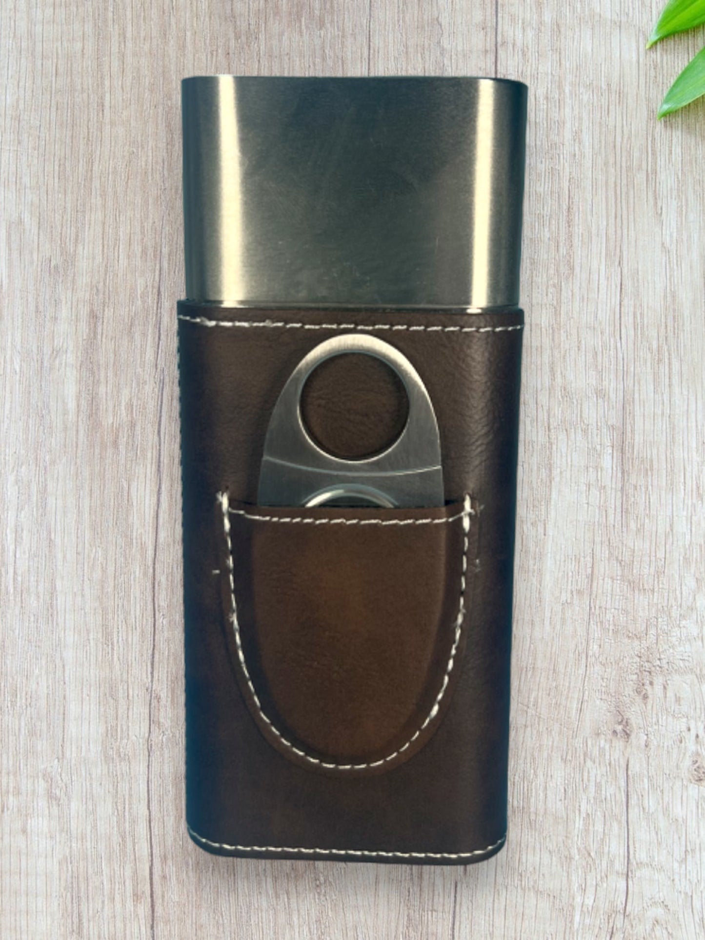 Cigar Holder and Cigar Cutter Groomsman Gift | Gifts for Groomsmen and Wedding Party