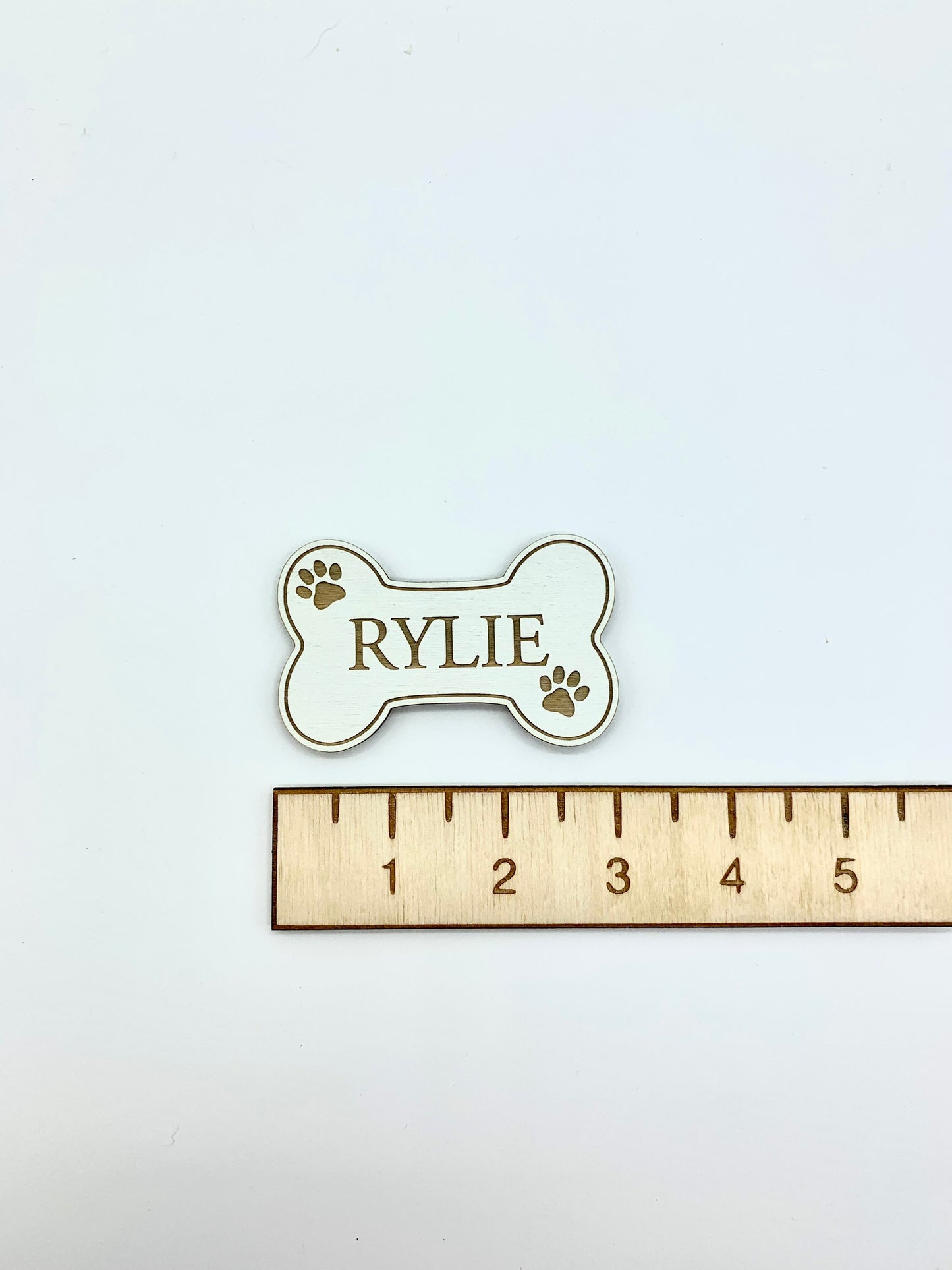 Dog Magnet | Custom Pet Name Magnet | Dog Bone Shape | Gift for Animal Lovers | Fur Babies